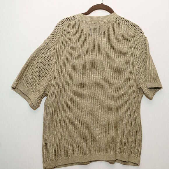 Abercrombie & Fitch womens M pullover tan sweater - Picture 4 of 7